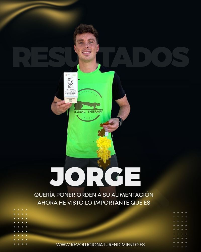 Jorge: Estaba perdido con la comida