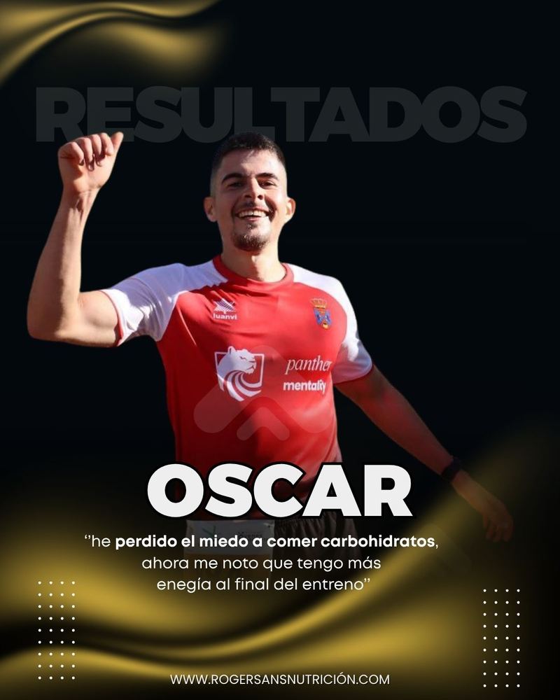 Óscar: Sin miedo a comer carbohidratos