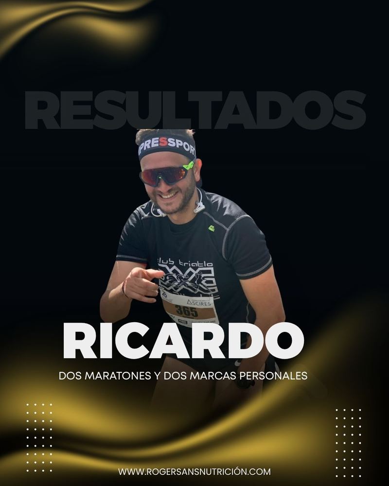 Ricardo: Dos maratones, dos marcas