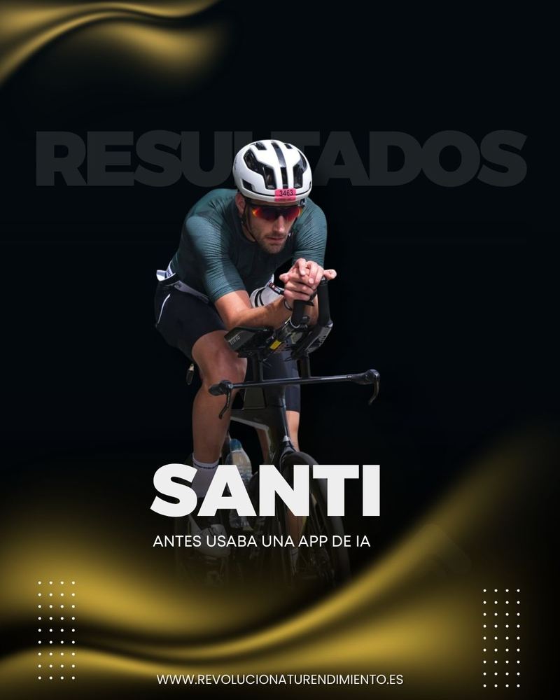 Santi: 2 h 15 min más rápido