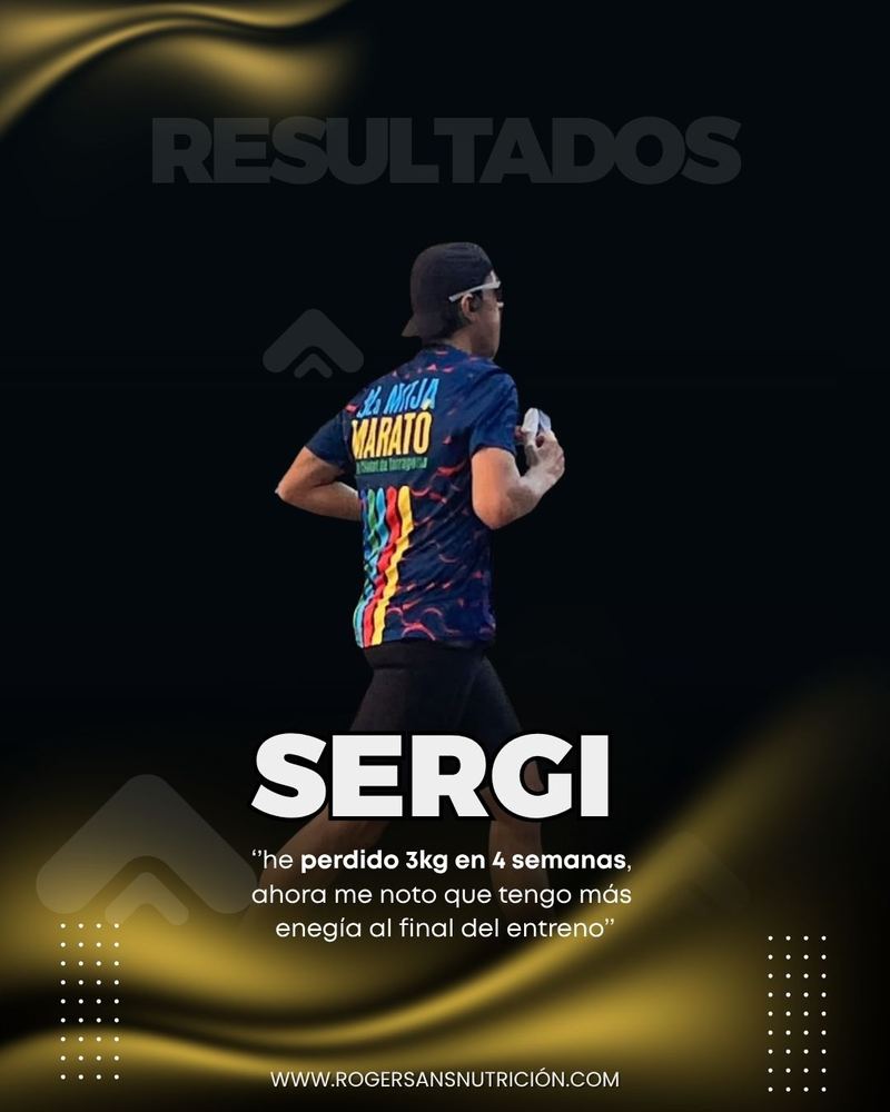 Sergi: Más energía al final del entreno