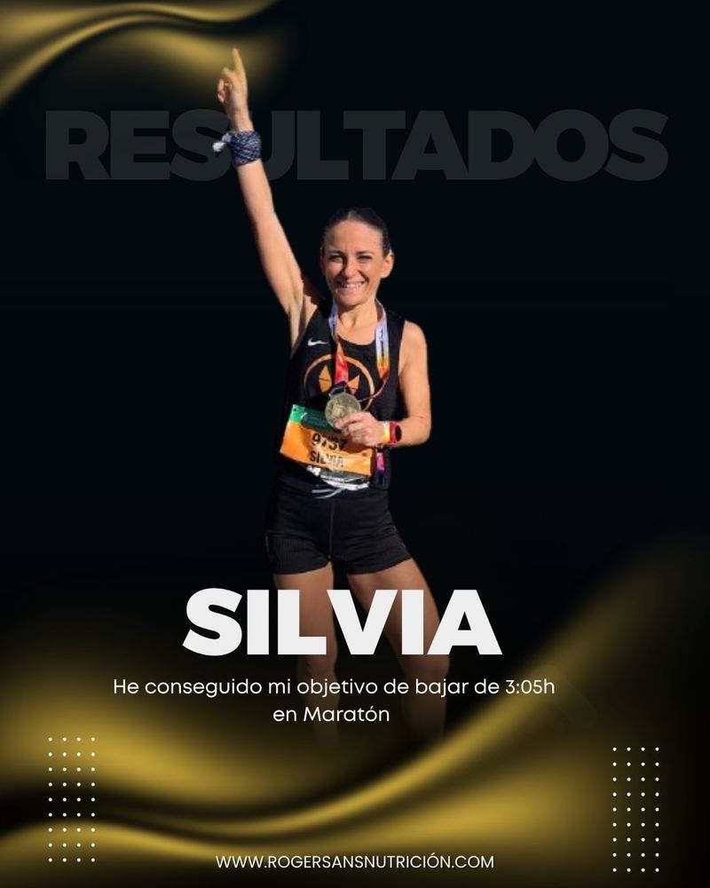 Silvia: Objetivo cumplido: sub 3:05